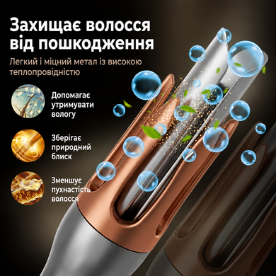 Автоматична плойка для локонів Bolesic, срібний ATS-WT125-O фото