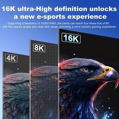 Кабель HDMI 2.2 з підтримкою 16K відеоряду, 3м HDM-16K-3 фото