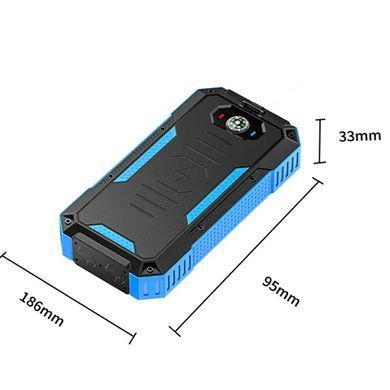 Павербанк Zao PB18 (швидка PD зарядка, сонячна панель), 30000 mAh PB-30000-LT фото