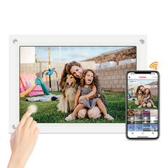 Цифрова фоторамка PROS FRAMEO 10" WI-FI (сенсорна, акрілова), біла
