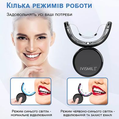 Капа для відбілювання зубів електрична Ivismile Gen5 PK-1, чорна