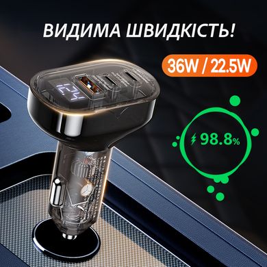 Зарядний пристрій прикурювач REMAX Cybo RCC351 72W