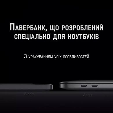 Павербанк для ноутбуків Baseus PPDGL-01 100W 20000 mAh, чорний